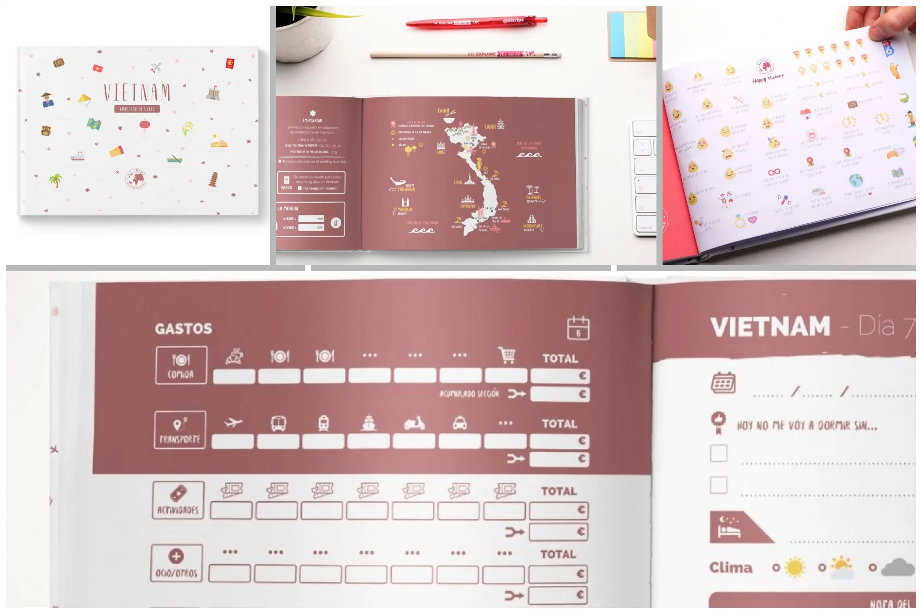 Mejor regalo viajero - Cuadernos de viaje.