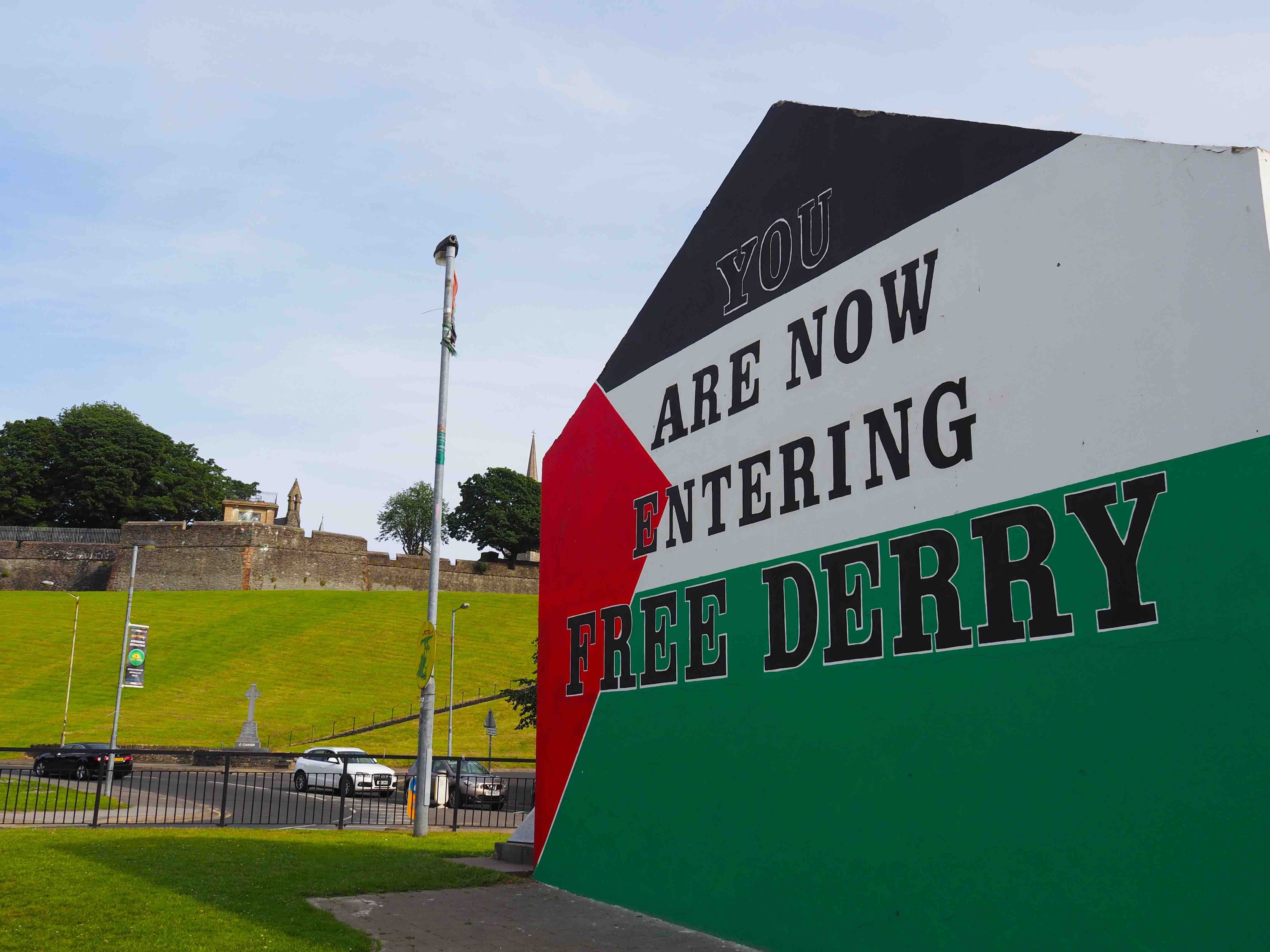 Free Derry. Murales de Derry.