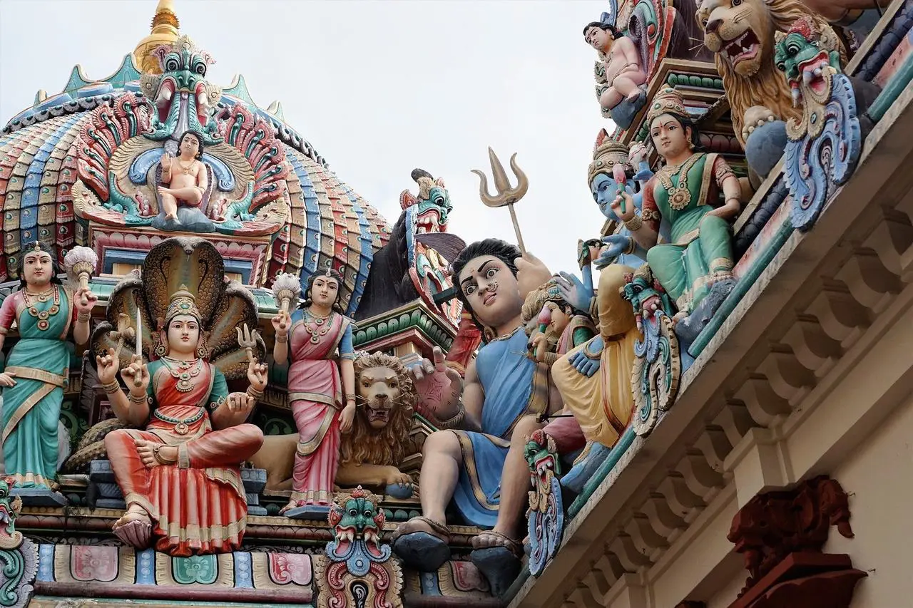 Templo Sri Veeramakaliamman Singapur.