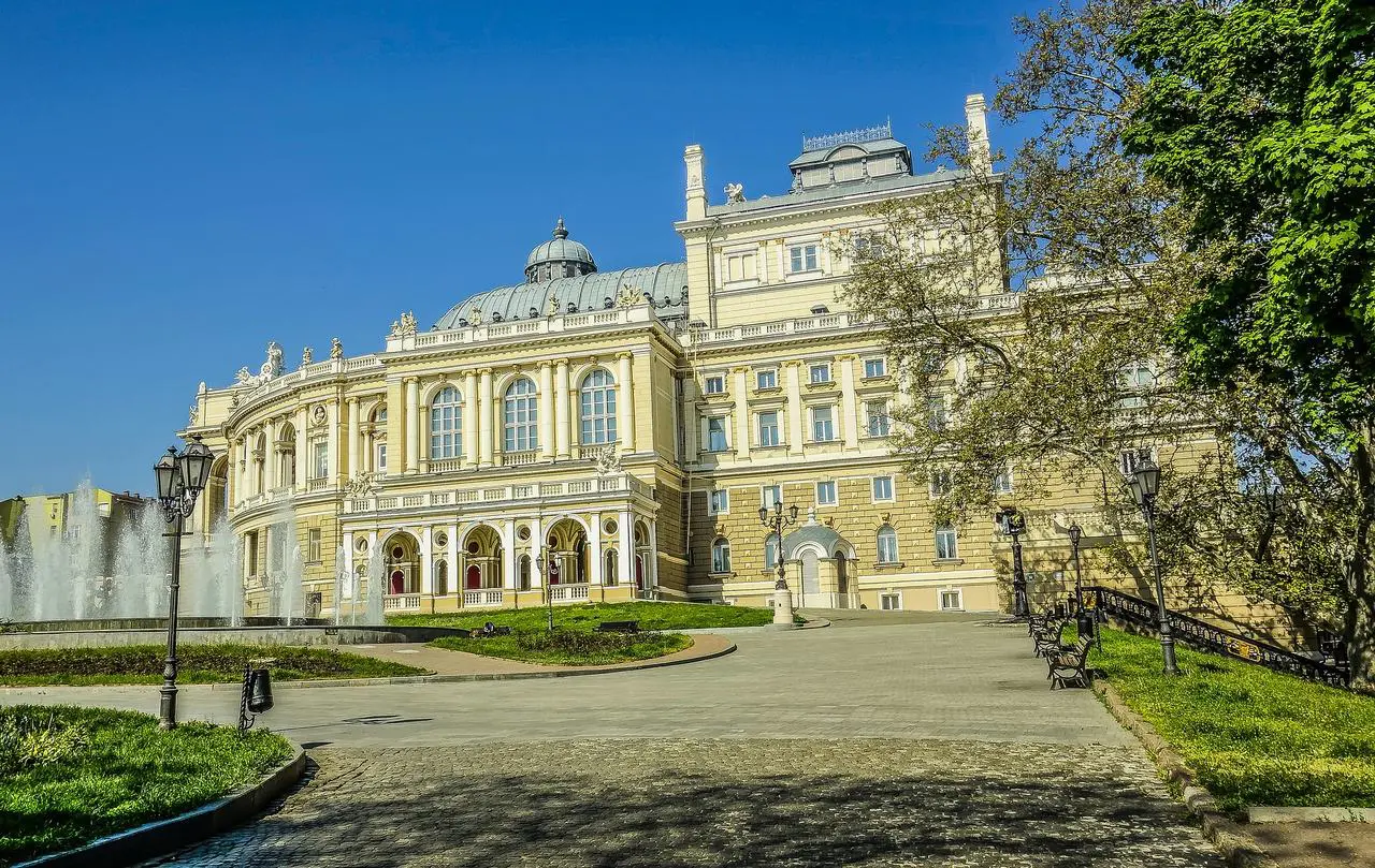 Ópera de Odesa Ucrania.