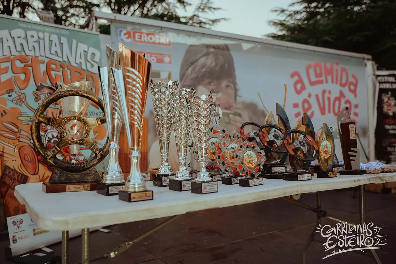 trofeos en el Gran Prix de Carrilanas de Esteiro. trofeos en el Gran Prix de Carrilanas de Esteiro.