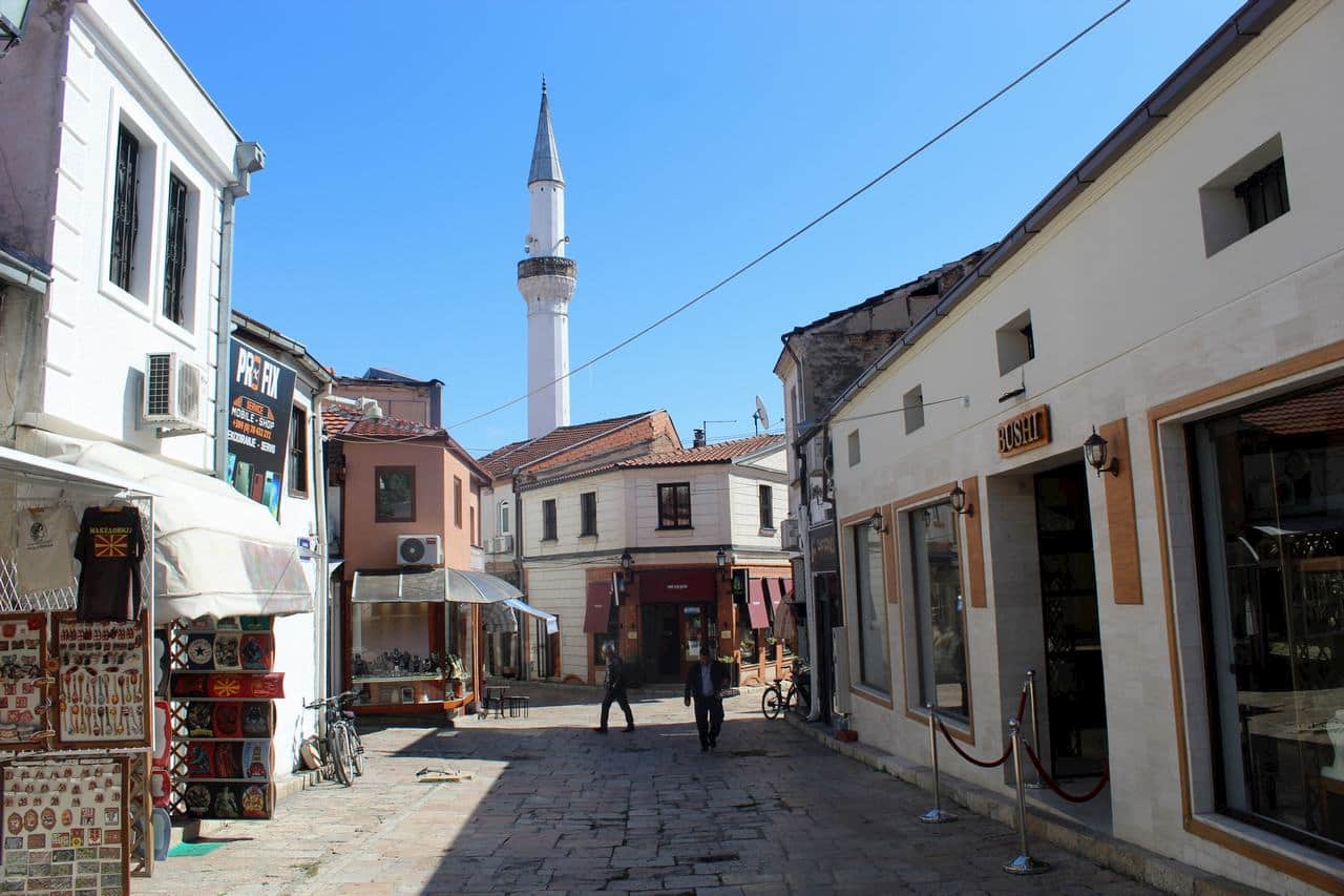 Antiguo bazar de Skopje. Antiguo bazar de Skopje.
