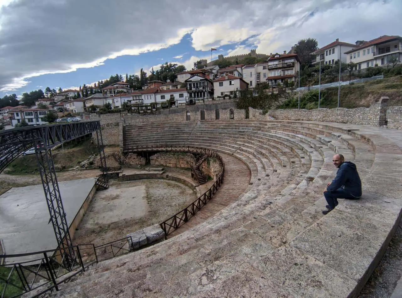 Anfiteatro griego Ohrid. Anfiteatro griego Ohrid.