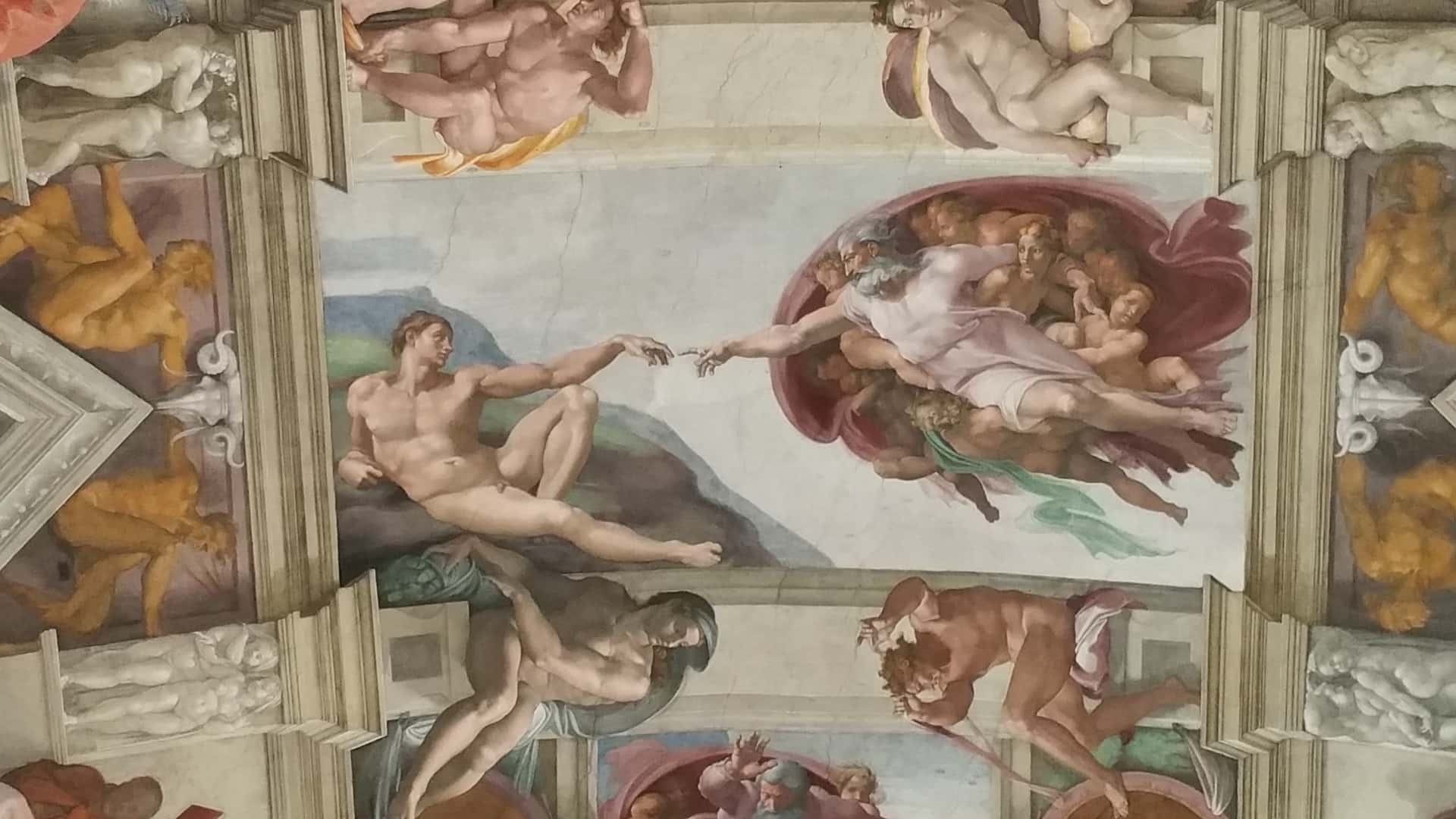 Capilla Sixtina. Obras maestras de pintores del Renacimiento.