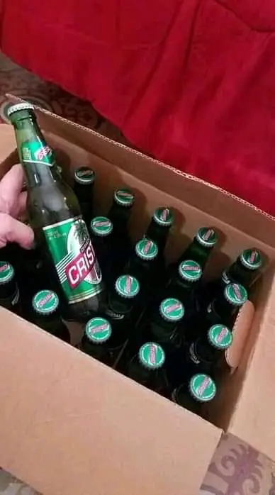Cerveza Cristal típica de Cuba
