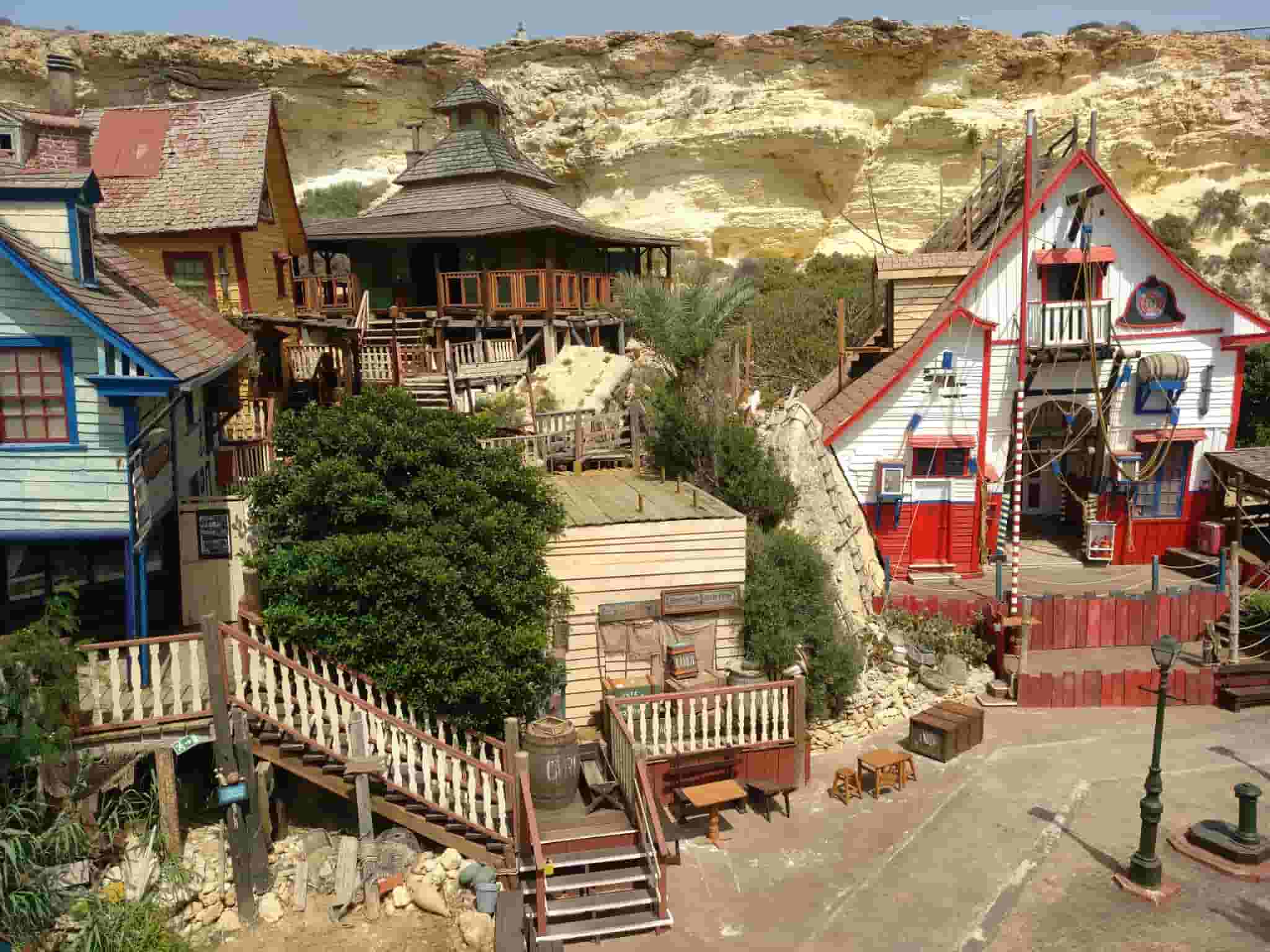 Haciendo un curso de inglés en Malta, descubrí Popeye Village!