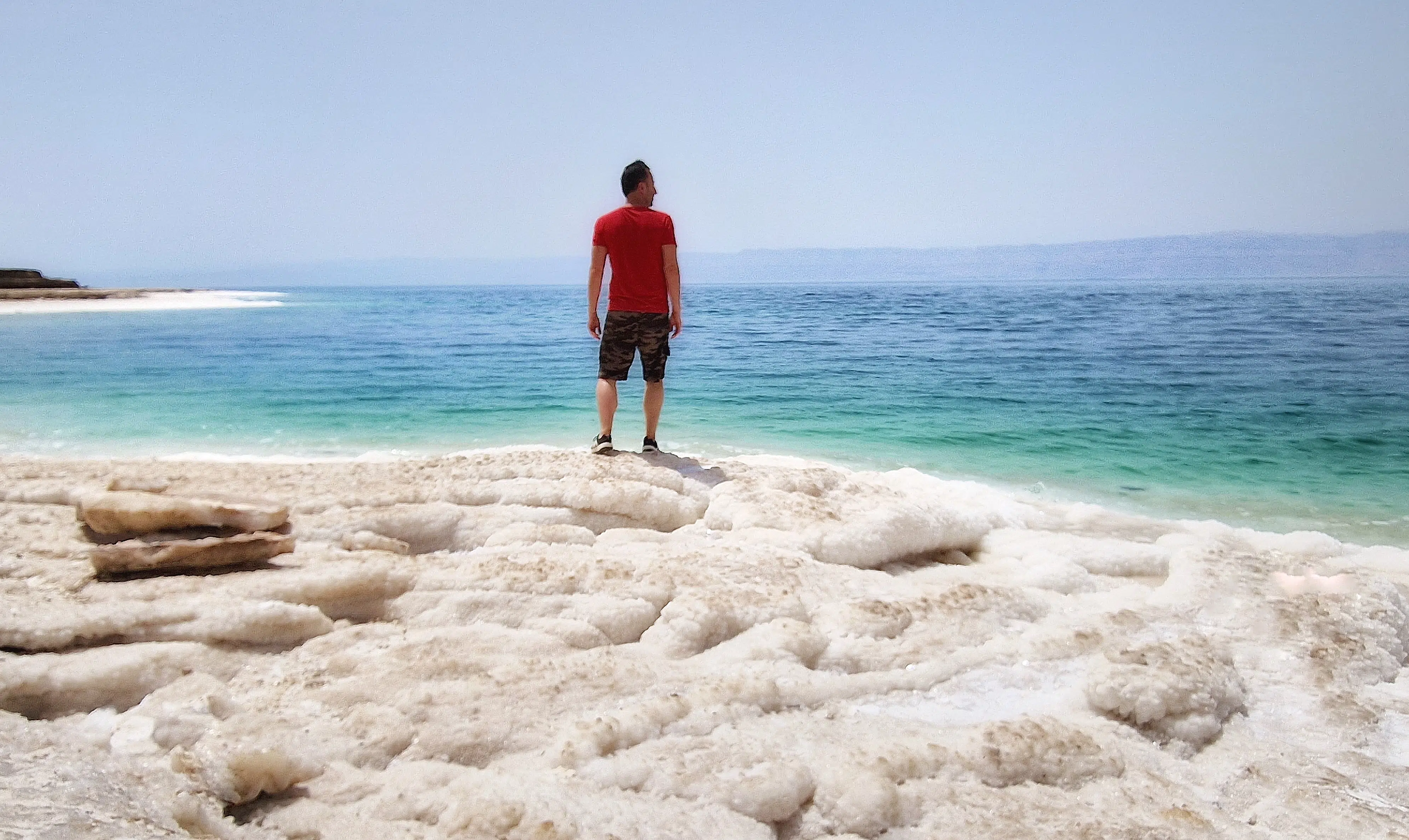 Lugar más bonito del Mar Muerto Jordania.