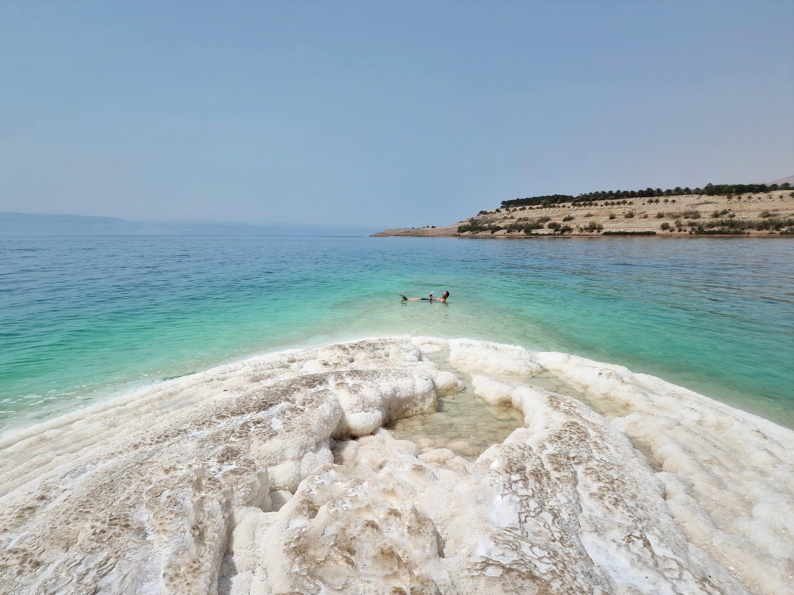 Lugar más bonito del Mar Muerto Jordania.