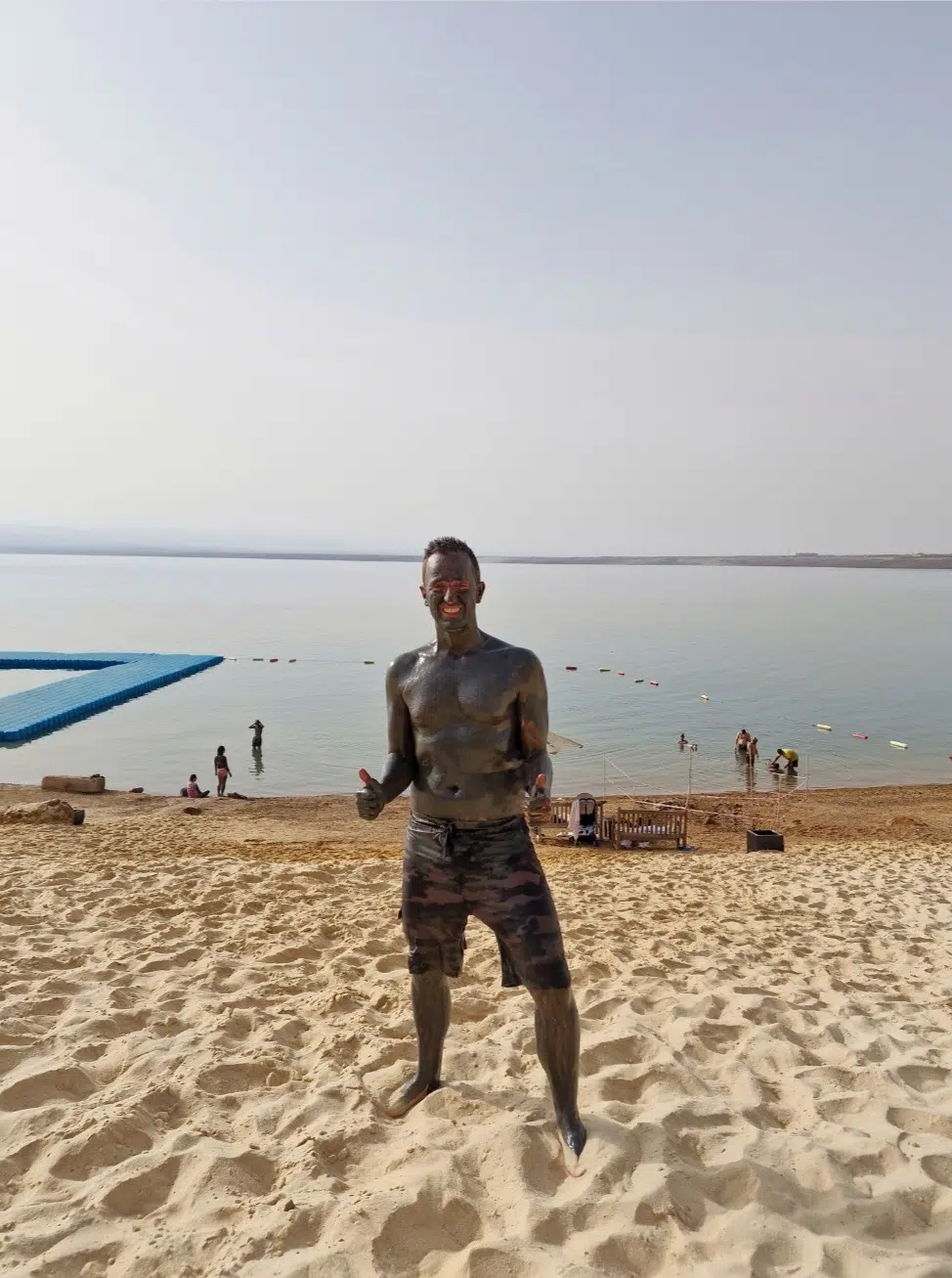 Lugar más bonito del Mar Muerto Jordania.