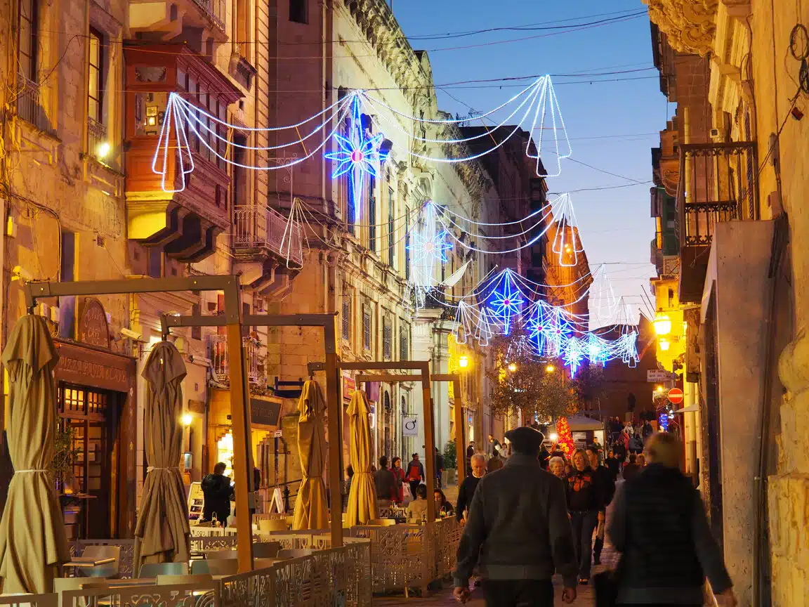 Decoración de Navidad en Malta