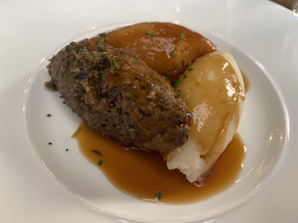 Haggis plato escocés