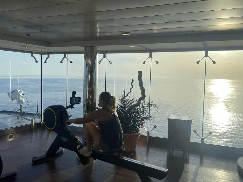 Gimnasio en crucero MSC