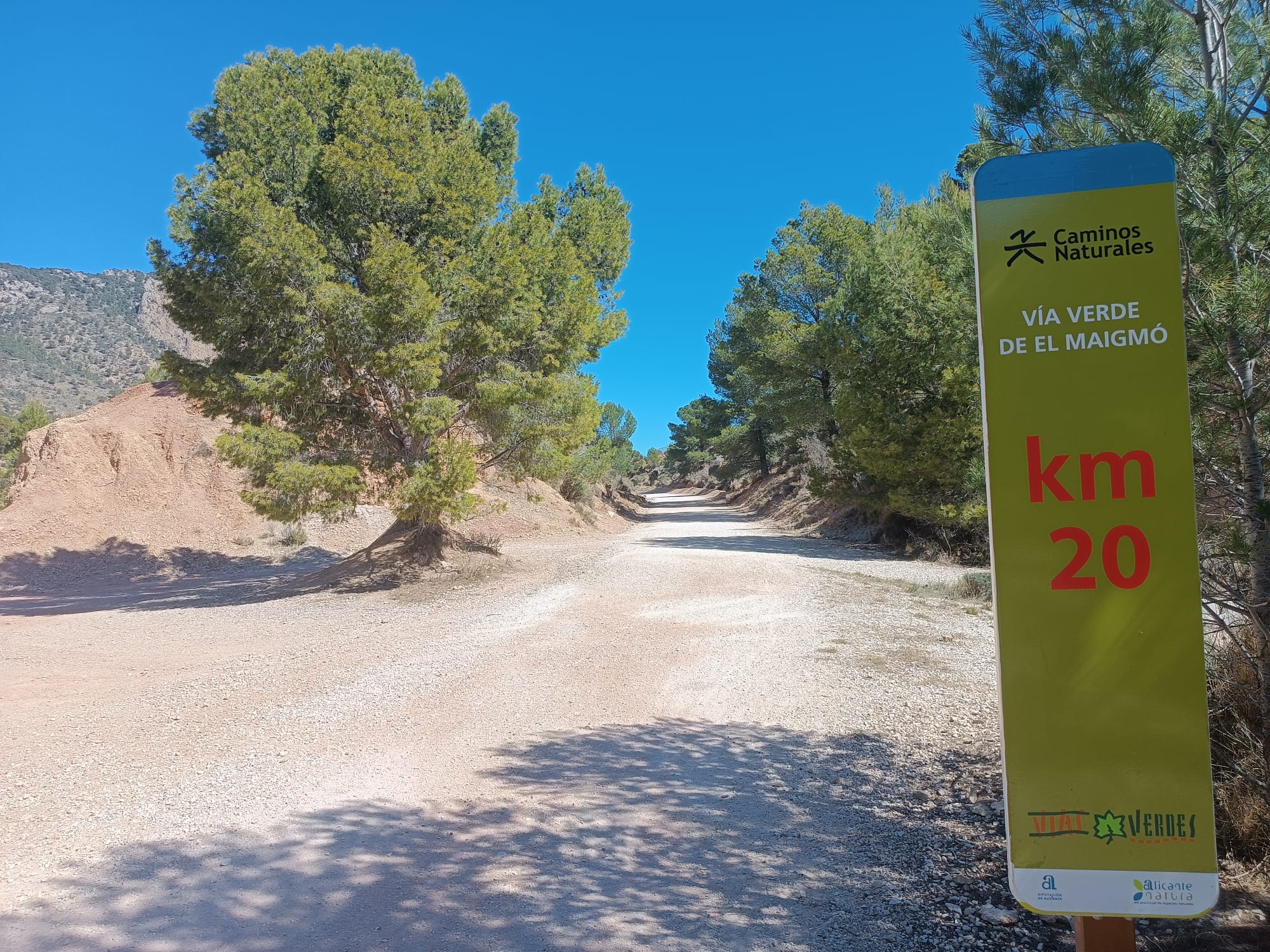 Señalización via verde Maigmó