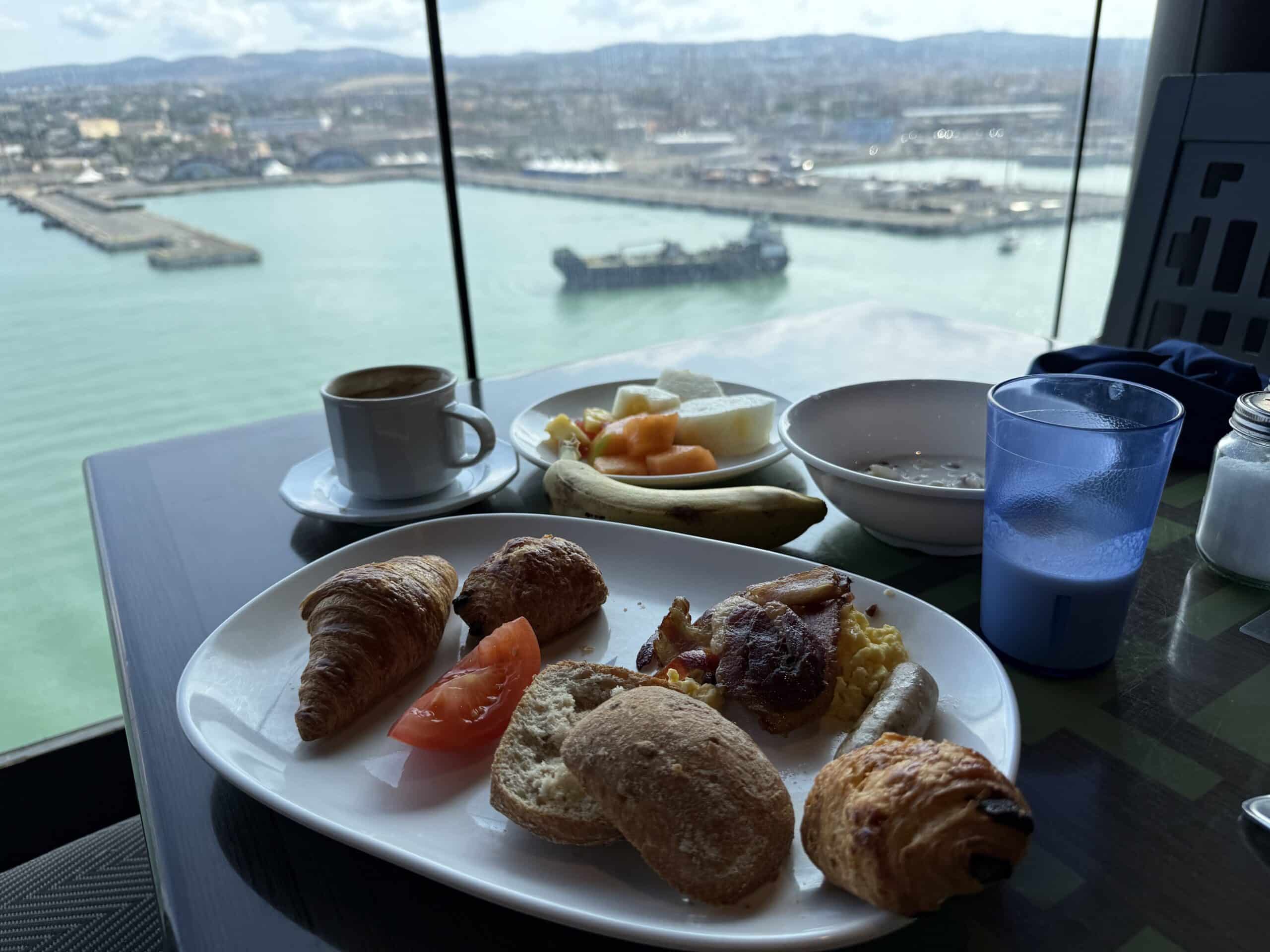 Desayunar en crucero