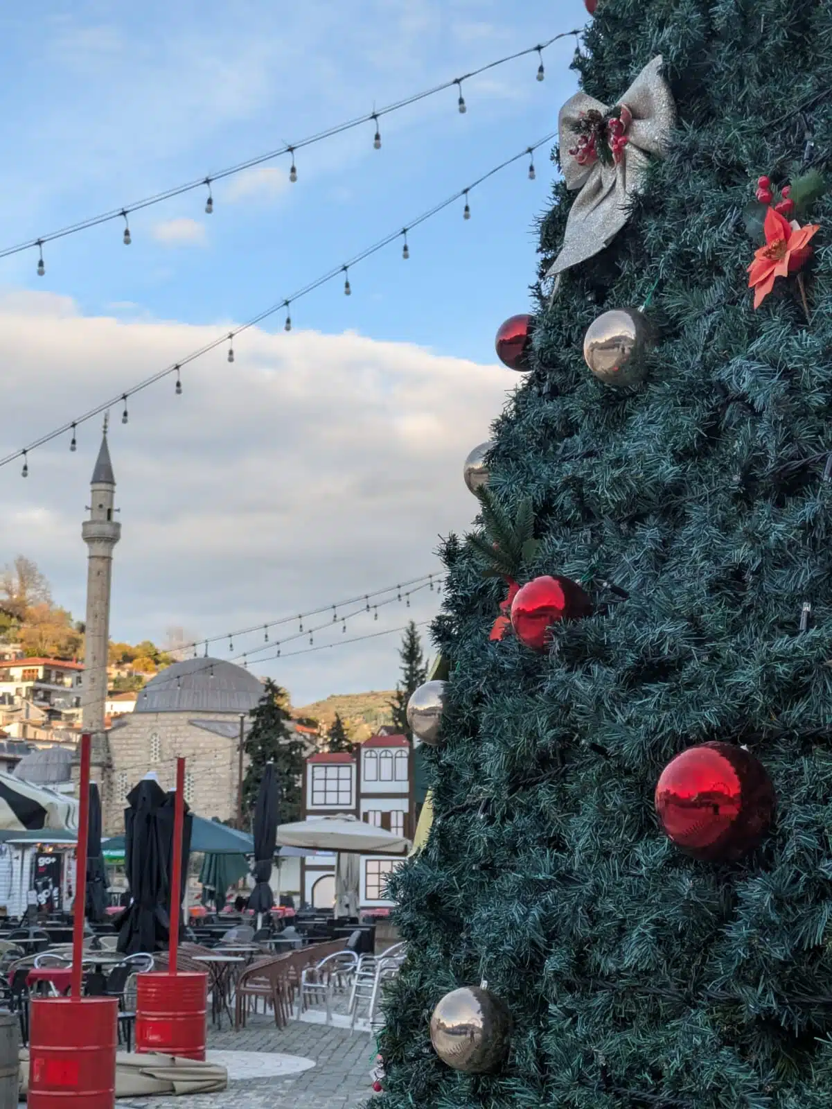 navidad en Berat Albania